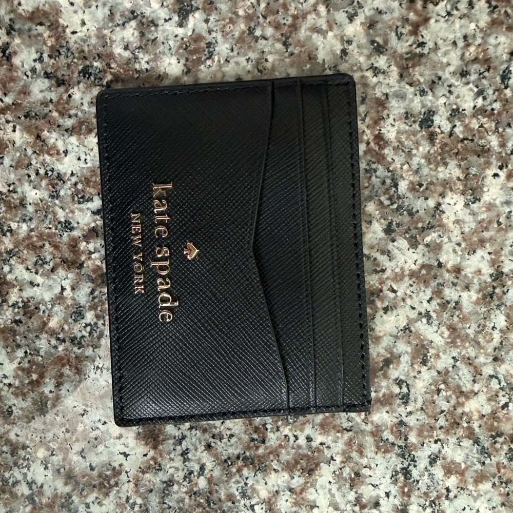 Kate Spade Elegant Black Card Holder
